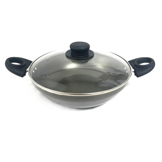 28CM NON STICK KARAI & LID -Non-stick image
