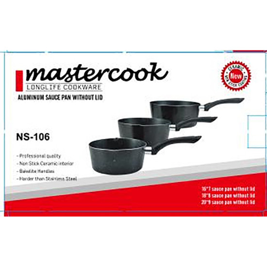 3PC NON STICK MILKPAN SET 16-18-20 / COL BOX image