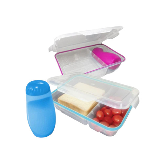 LUNCH BOX WITH COMPARTMENT OTIMA 1.9 LT BOX PLUS 330 ML JUICE BOTTLE image