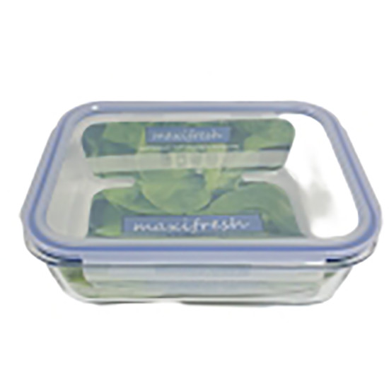VENTED RECTANGULAR AIRTIGHT STORAGE CANNISTER 630 ML -Airtight cannisters image