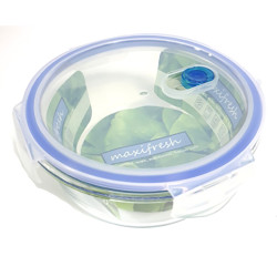 VENTED ROUND AIRTIGHT STORAGE CANNISTER 930 ML