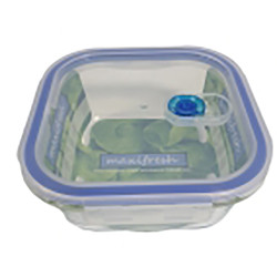 VENTED SQUARE AIRTIGHT STORAGE CANNISTER 310 ML