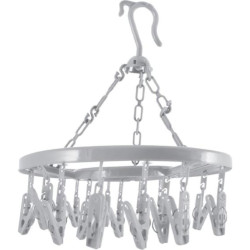 PEG HANGERS ASSORTED COLOURS WITH 20 PEGS PLASTIC