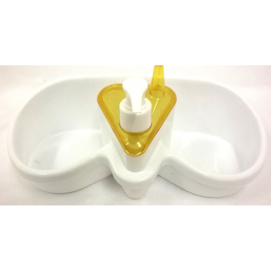 PRACTICAL SPONGE & LIQUID.SOAP HOLDER -Assorted plastics image