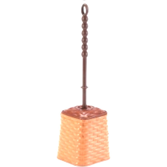 TOILET BRUSH HOLDER IN RATTEN PLASTIC -Assorted plastics image