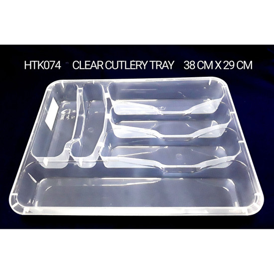 TRANSPARENT CUTLERY TRAY LARGE image
