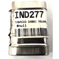 TOBACCO DABBI SQUARE 2 IN 1MEDIUM SIZE STEEL