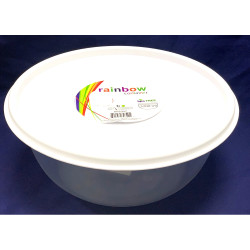 RAINBOW ROUND CONTAINER 25CM 3200ML