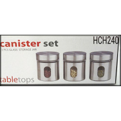TSC CANNISTERS 3 PCS SET 300 ML