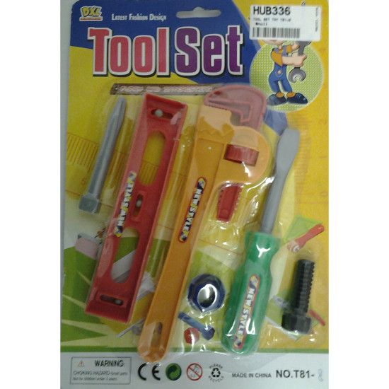 TOOL SET TOY T81-8 -Carded image