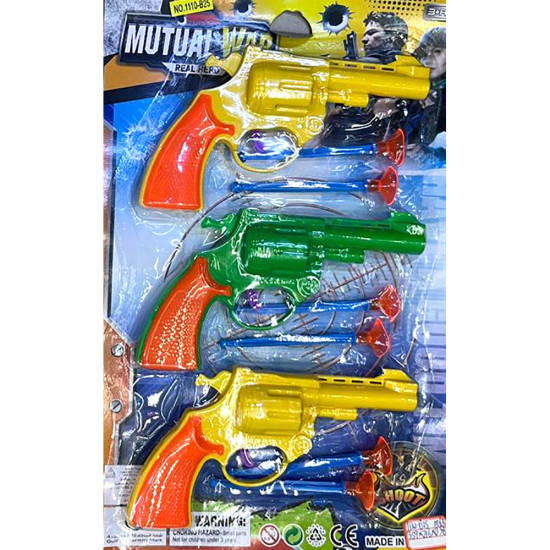 TOY GUN 3 PCS SET -Carded image