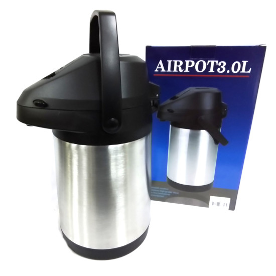 PUMP POT (AIRPORT 3LT ) STAINLESS STEEL image
