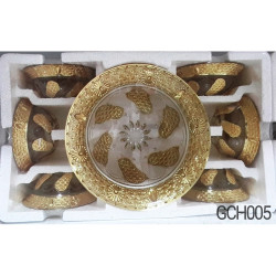 THIN GOLD 7PC BOWL SET