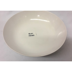 WHITE MELAMINE 13 INCH  BOWL