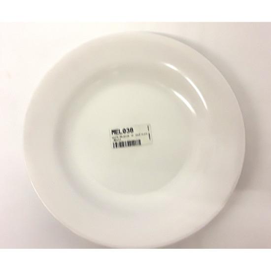 WHITE MELAMINE SOUP PLATE 10 INCH -Melamine image