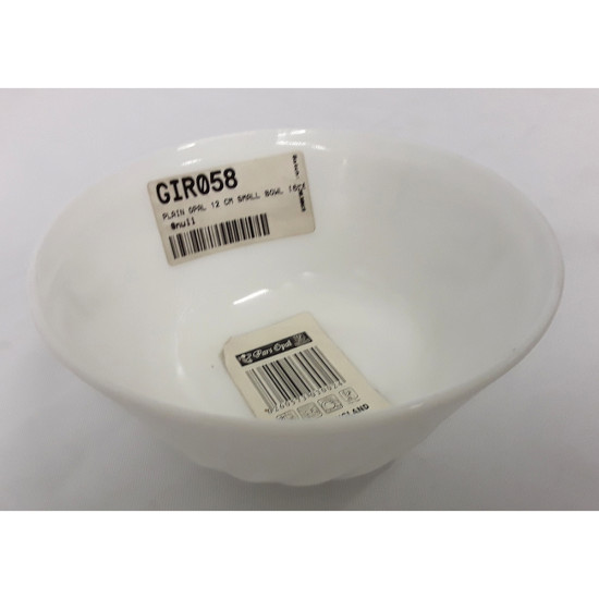 PLAIN OPAL 12 CM SMALL BOWL ROUND -Opalware plain image