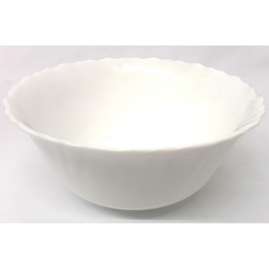 PLAIN OPAL CEREAL BOWL ROUND -Opalware plain image