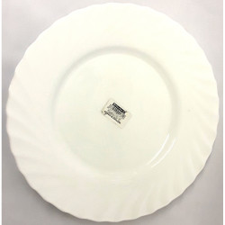 PLAIN OPAL DINNER PLATE ROUND