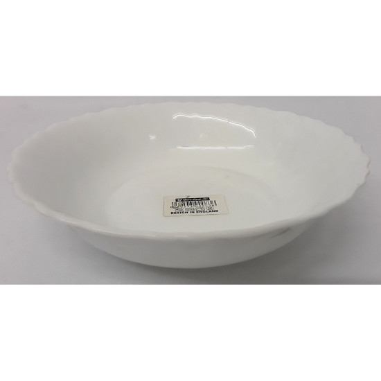 PLAIN OPAL SHALLOW CEREAL BOWL ROUND -Opalware plain image