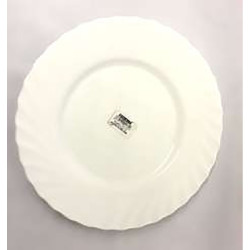 PLAIN OPAL SIDE PLATE ROUND
