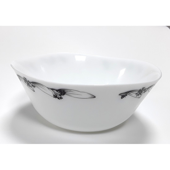 VANIA SQUARE CEREAL BOWL -Opalware printed image