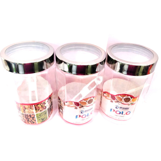 POLO PLASTIC JAR SET 3PC 1500 ML -Sunpet image