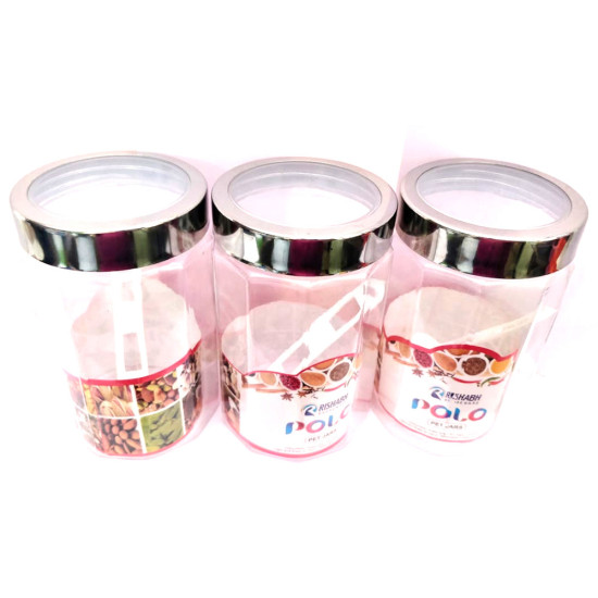 POLO PLASTIC JARS 500 ML 3 PCS SET -Sunpet image