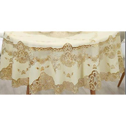 GOLD TABLE COVER 180 X 180