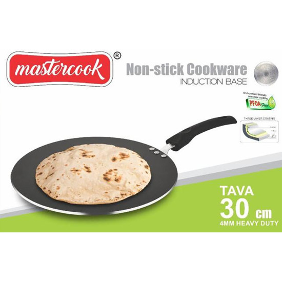 TAWA FLAT NON STICK WITH INDUCTION 30 CM -Tawa image