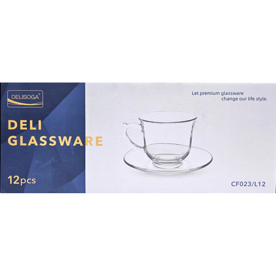 TEASET CLEAR 12 PCS DELI image