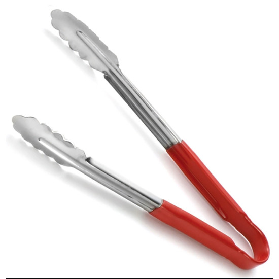 TONGS HEAVY TYPE 12 INCH RED -Tongs image