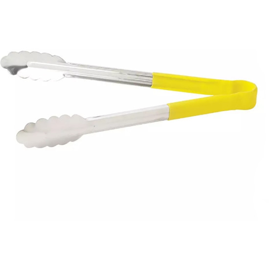 TONGS HEAVY TYPE 9 INCH YELLOW -Tongs image