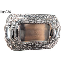 TRAY SET BRONZE THREE PCS SET