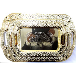 TRAY SET GOLD THREE PCS SET