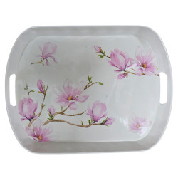 TRAY MELAMINE OBLONG ROUNDED EDGE TYPE SIZE 38 CM X 29 CM