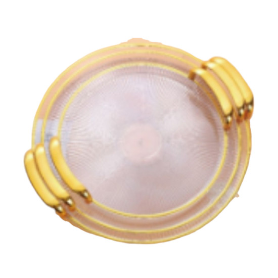 TRAY SET ARCRYLIC 3 PCS SET CLEAR -Trays image