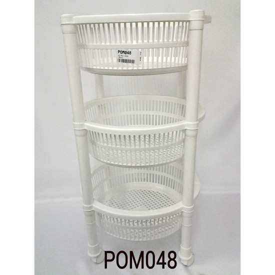 VEG RACK ROUND 3 TIER -Veg racks image