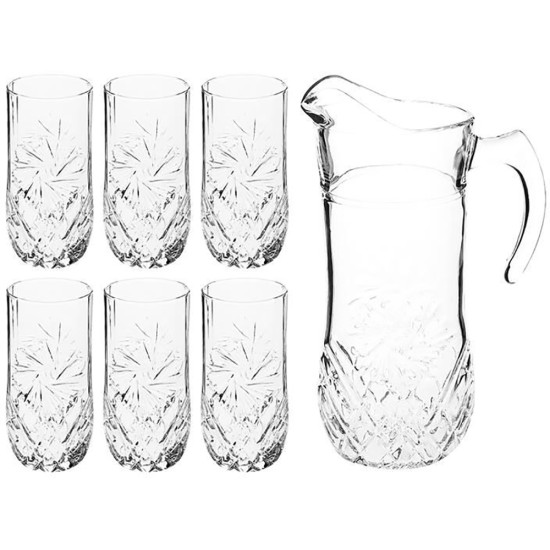 PHOENIX 7 PC WATER SET 360 CC+1.9LT (462102W ) -Water set image