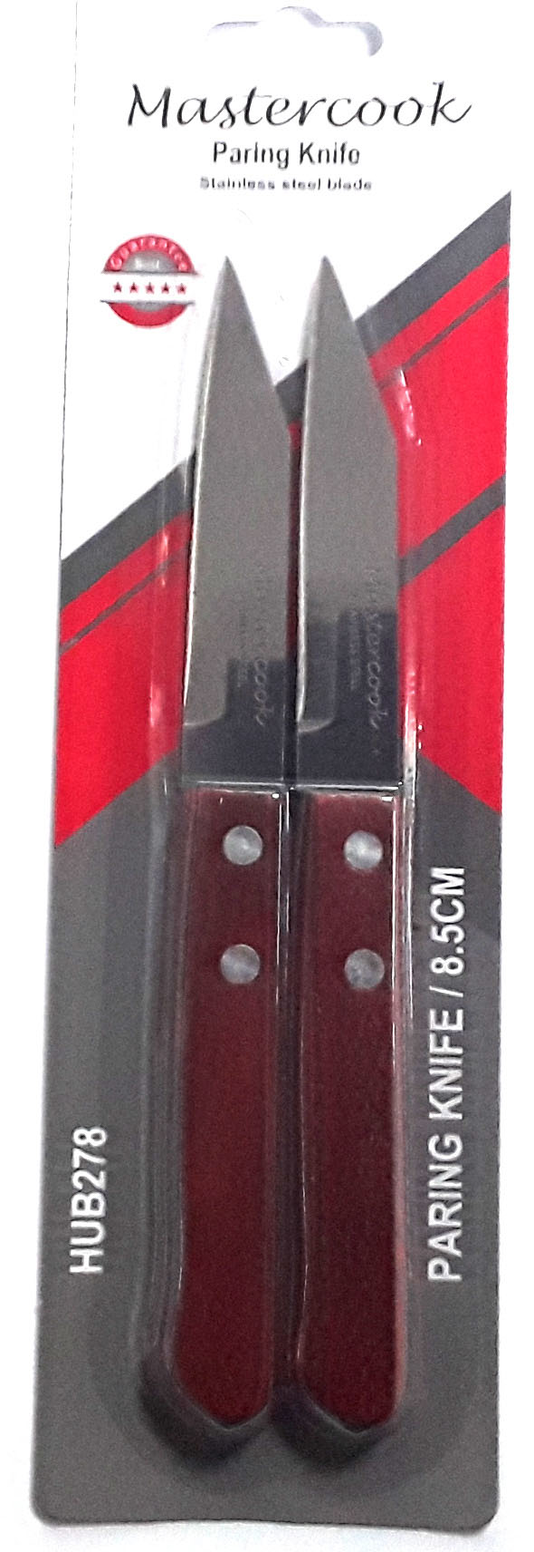 PARING KNIVES TEAK HANDLE 2 PCS SET